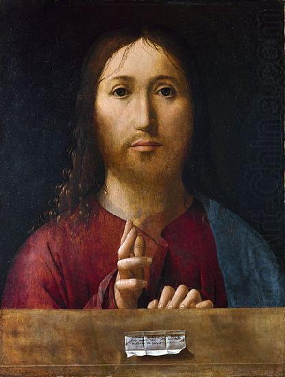 Antonello da Messina Christ Blessing china oil painting image